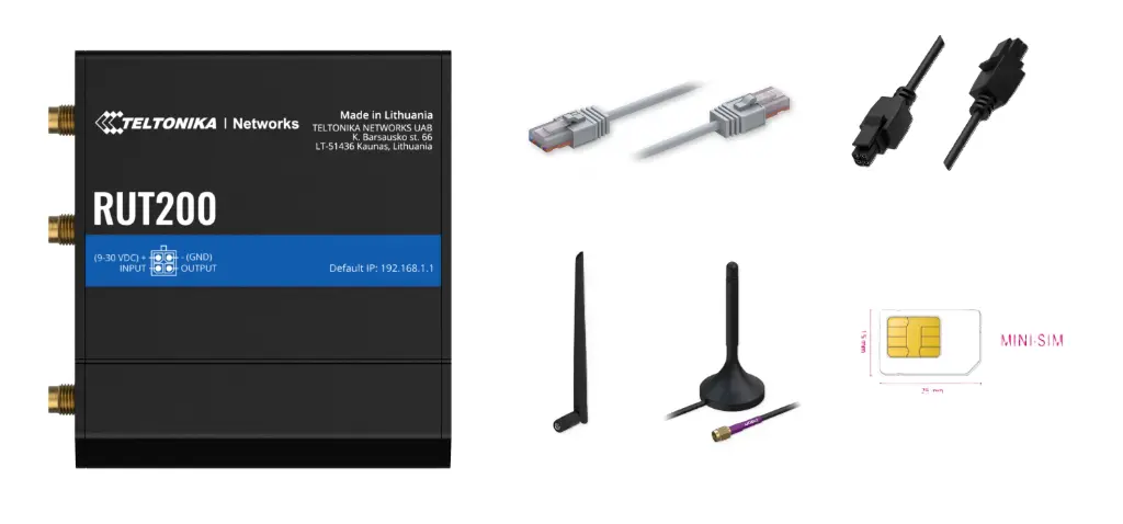 TELTONIKA LTE-Router inkl. Zubehör