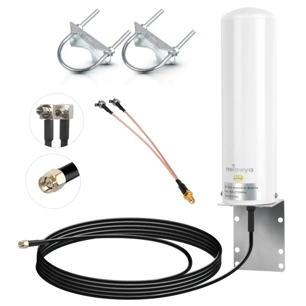 Nelawya 4G LTE Netzwerk Antenne High Gain 10-12dBi