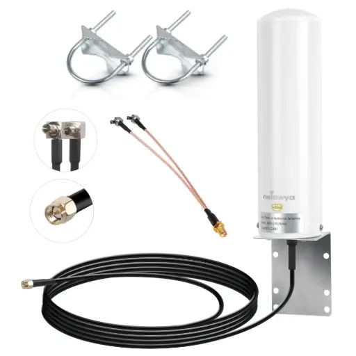 Nelawya 4G LTE Netzwerk Antenne High Gain 10-12dBi